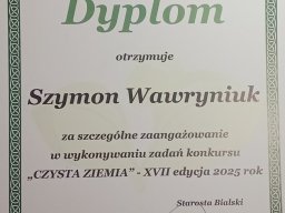 Konkurs „Czysta Ziemia”